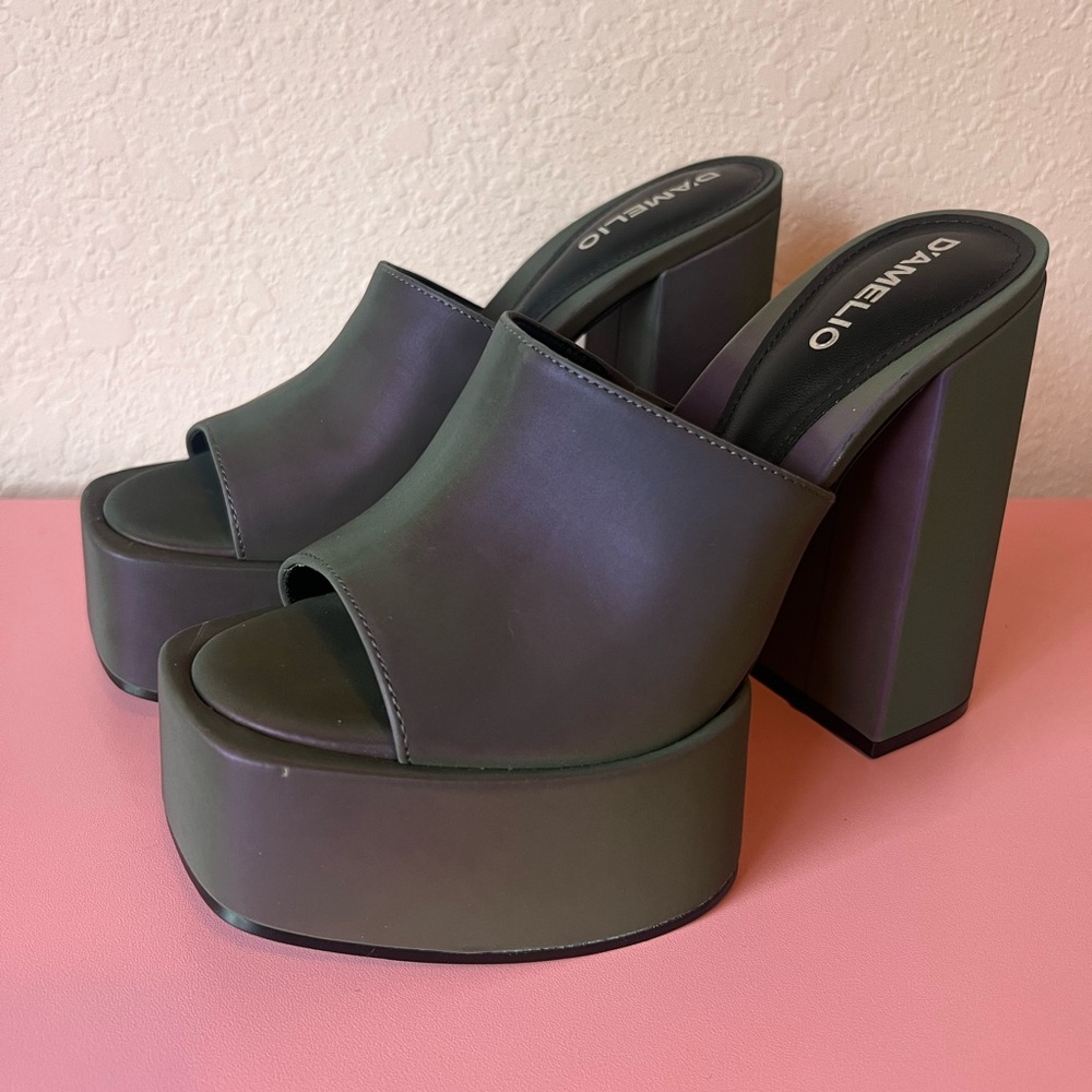 D'Amelio x Lulus Multi Reflective Platform Sandals - Picture 9 of 17